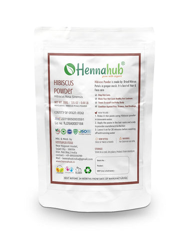 Natural Hibiscus Powder for Hair Care 1 KG - hennahubstore