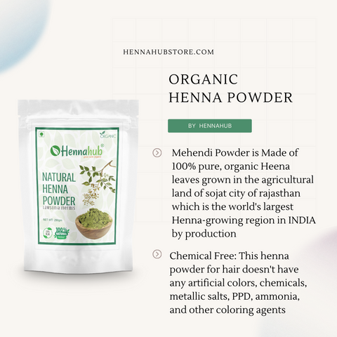 HERBAL Henna Powder with 9 Herbs (Sojat Henna) 1 KG - hennahubstore